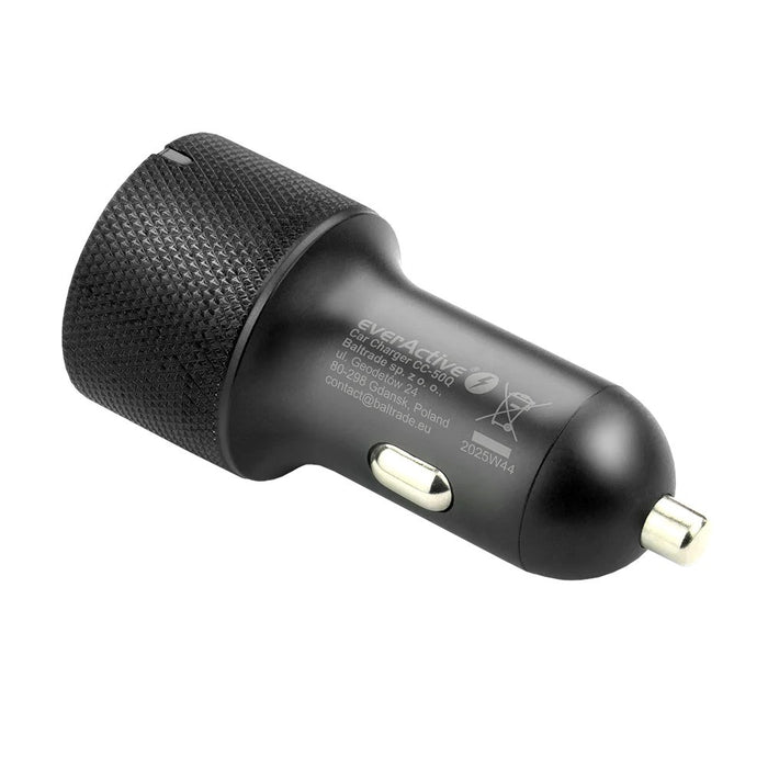 Car charger everActive CC-50Q USB QC3.0 + USB-C PD 75W