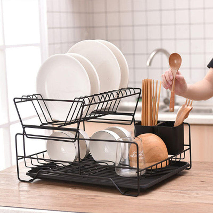 STANDING DISH DRYER BLACK EVO LINE