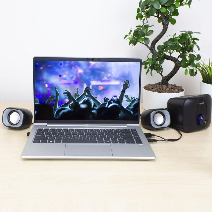 Sound system EWENT Eminent 2.1, 3.5 mm, USB, 11W
