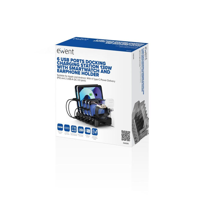 Wall Charger Ewent EW1335 Black