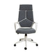 Executive chair Force White damask gray - Офис столове<<<За офиса<<<ZoraSite