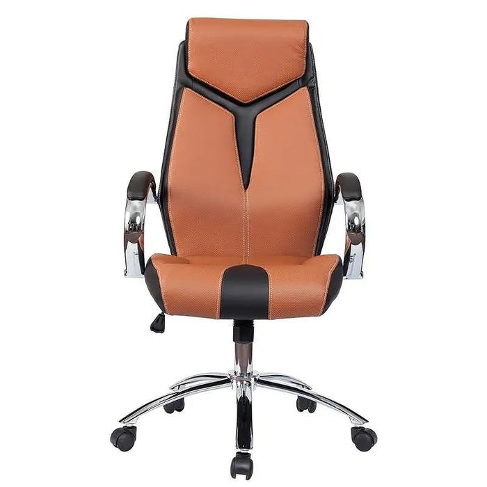 Executive chair Storm eco-leather brown and black - Офис столове<<<За офиса<<<ZoraSite