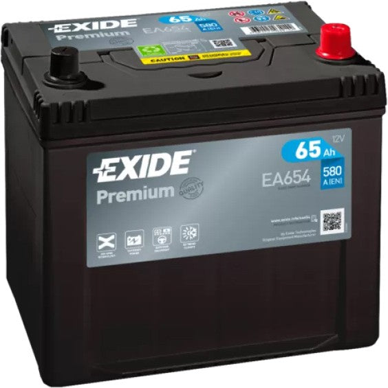 EXIDE PREMIUM 65AH 580A R+ JIS