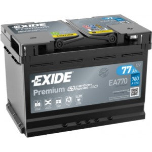 EXIDE PREMIUM 77AH 760A R+