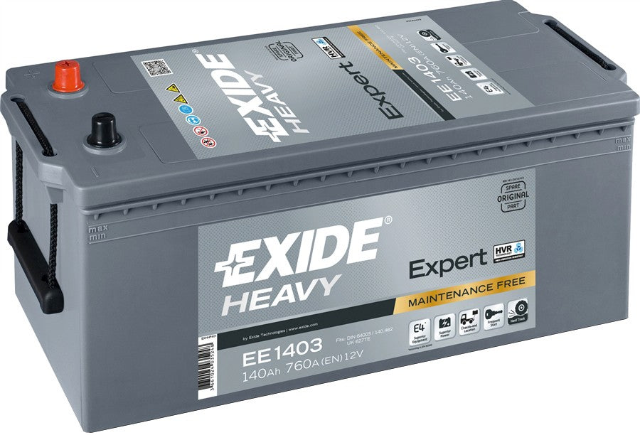 EXIDE HEAVY EXPERT HVR 145AH 900A L+