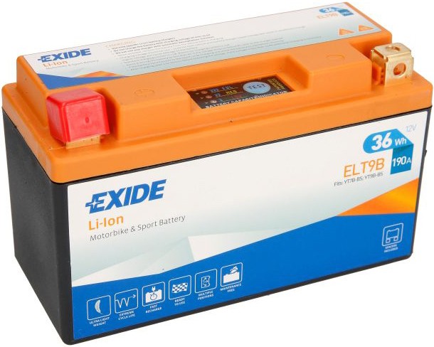 EXIDE LI-ION MOTORBIKE & SPORT 36WH 3AH 190A L+