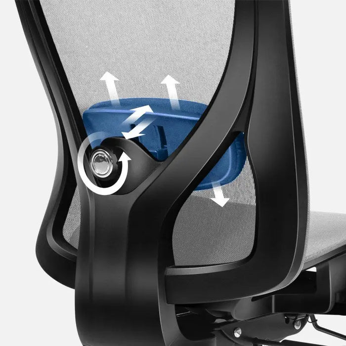 Expert 5.3 Grey Mesh Swivel Chair - Office armchairsFOE-BIU<<<ArmchairsFOE<<<ActionPL