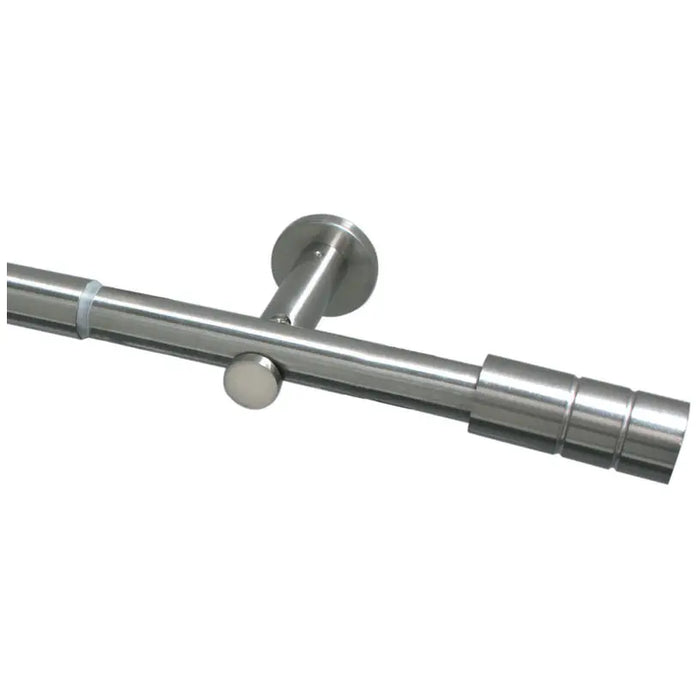 EXTENDABLE METAL CORNER GARDINIA CYLINDER 190-360 CM STEEL - Корнизи<<<Корнизи щори и пердета<<<Мебели и