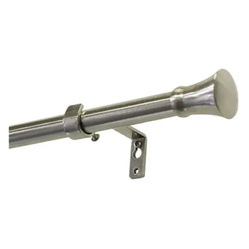 EXTENDABLE METAL CORNICE GARDINIA CONE 190-340 CM. STEEL OPTIC - Корнизи<<<Корнизи щори и пердета<<<Мебели и