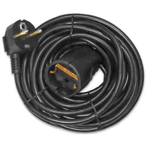 EXTENSION 15M BLACK STEINBERGER - Удължители и макари<<<Електроматериали<<<Строителни