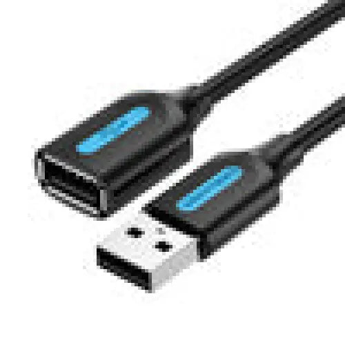 Extension Cable USB 2.0 Male to Female Vention CBIBF 1m Black - Adapters connectors and converters<<<IT