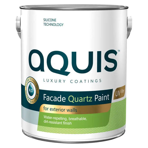EXTERIOR QUARTZ PAINT 2.5 L WHITE COLOR AQUIS - Фасадни бои<<<Фасадни бои и мазилки<<<Бои и