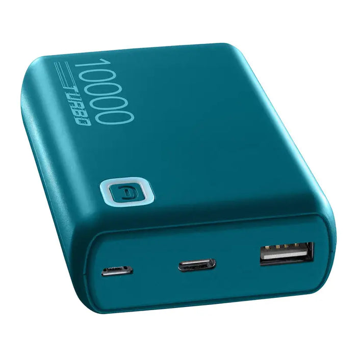 EXTERNAL BATTERY CELLULAR LINE ESSENCE TURBO 10000 mAh GREEN - Външни батерии<<<Батерии и