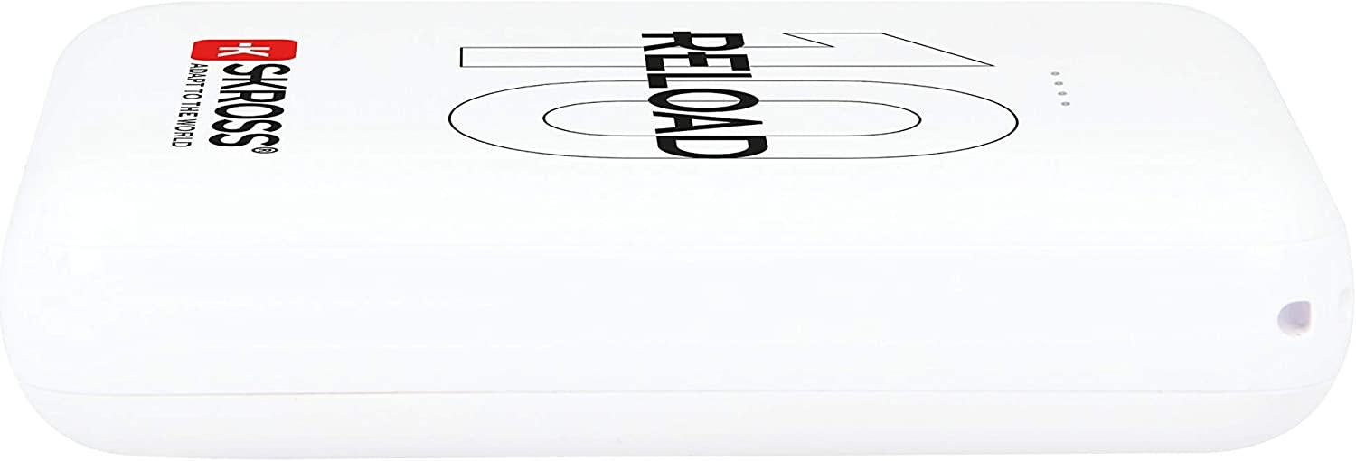 External battery SKROSS RELOAD 10 10000 mAh White - Външни батерии<<<Мобилни телефони и аксесоари<<<ValiAPI