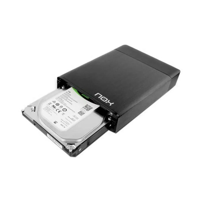 External Box Nox-Xtreme NXLITEHDD35 Black 3,5’’ - Компютър Мрежи и компоненти<<<Компютри| Електроника<<<BigBuy&&&Твърди