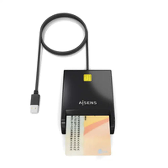 External Card Reader DNI Aisens ASCR-SN06-BK Black - Мулти Четец за Карти<<<Компютър Мрежи и компоненти<<<Компютри|