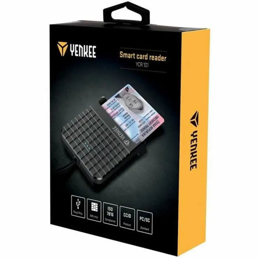 External Card Reader Yenkee YCR 101 Black - Компютър Мрежи и компоненти<<<Компютри| Електроника<<<BigBuy&&&Мулти Четец