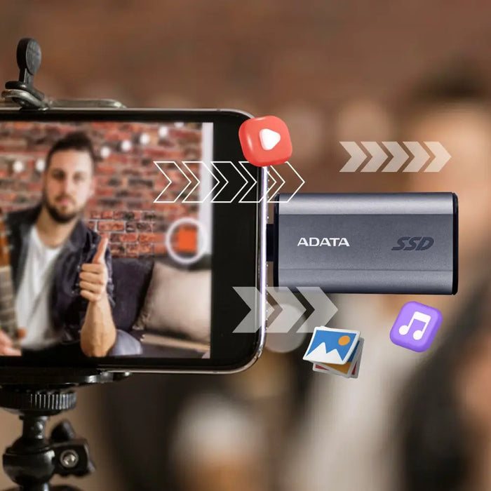 External Hard Drive Adata SC750 SSD 500 GB - Компютър Мрежи и компоненти<<<Компютри| Електроника<<<BigBuy&&&Твърди