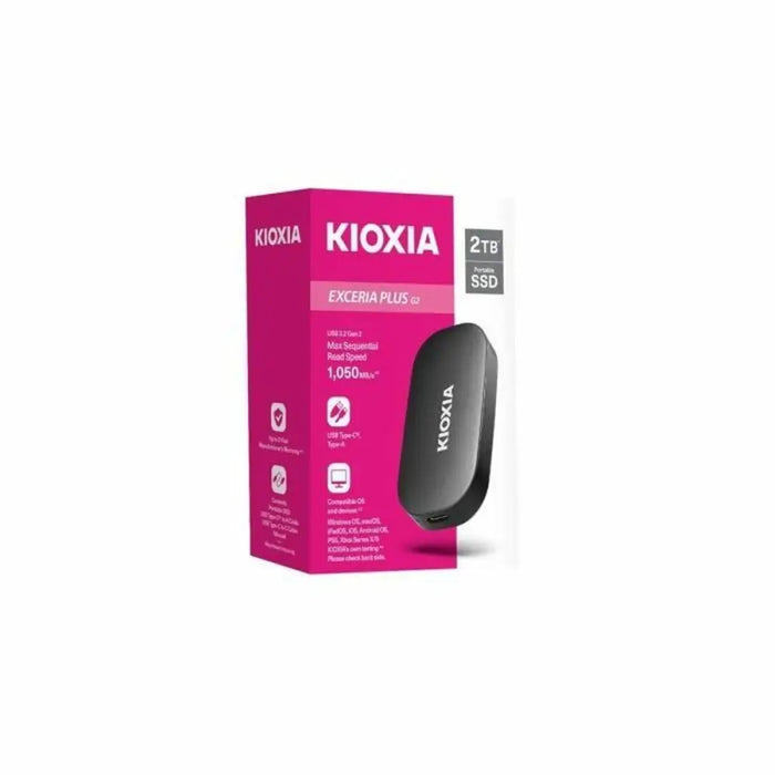 External Hard Drive Kioxia EXCERIA Plus G2 1 TB SSD - Компютър Мрежи и компоненти<<<Компютри|