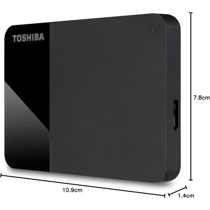 External Hard Drive Toshiba CANVIO READY Black 2 TB USB 3.2 Gen 1 - Външни дискове<<<Компютърна