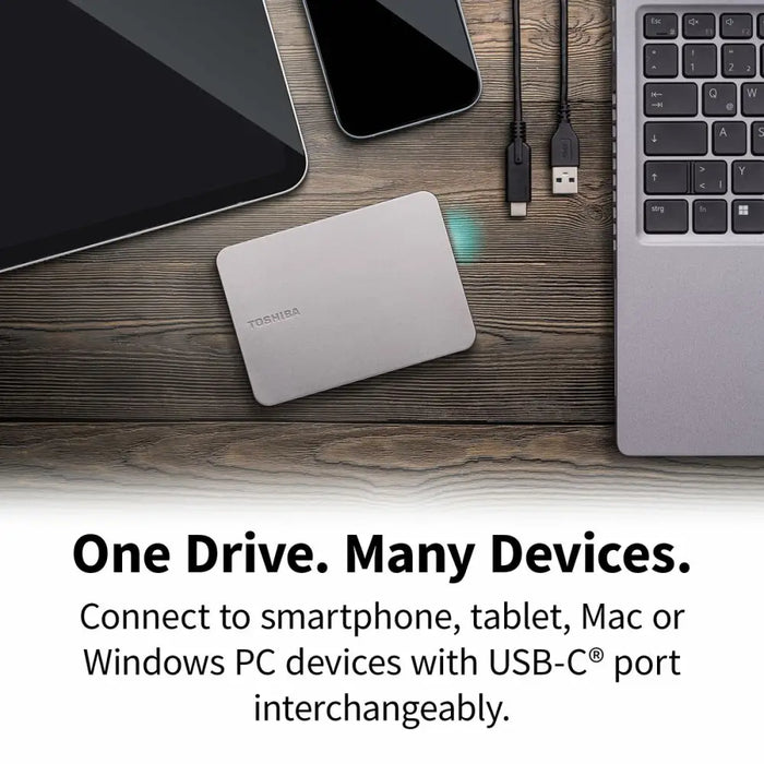 External Hard Drive Toshiba HDTX210ESCAA Grey Magnetic - Компютър Мрежи и компоненти<<<Компютри|