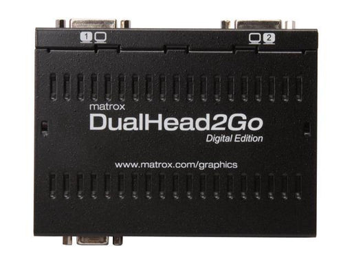 External multi-display adapter Matrox D2G-A2D-IF for simultaneous operation of 2 monitors with VGA input - Видео