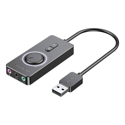 External USB 2.0 audio card Vention CDRBF 1m (black) - External sound cards<<<IT Accessories<<<InnproXML&&&Music