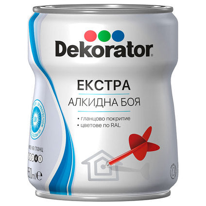 EXTRA ALKYD PAINT 650 ML RAL 6026 DEKORATOR - Алкидни и водоразтворими<<<Бои за метал и дърво<<<Бои и