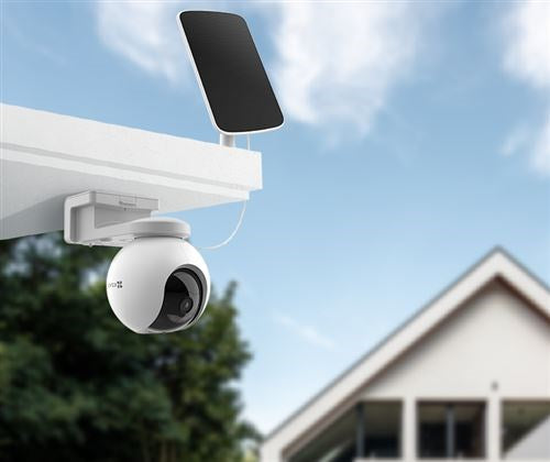 EZVIZ HB8 Spherical IP security camera Outdoor 2560 x 1440 pixels Wall with solar panel