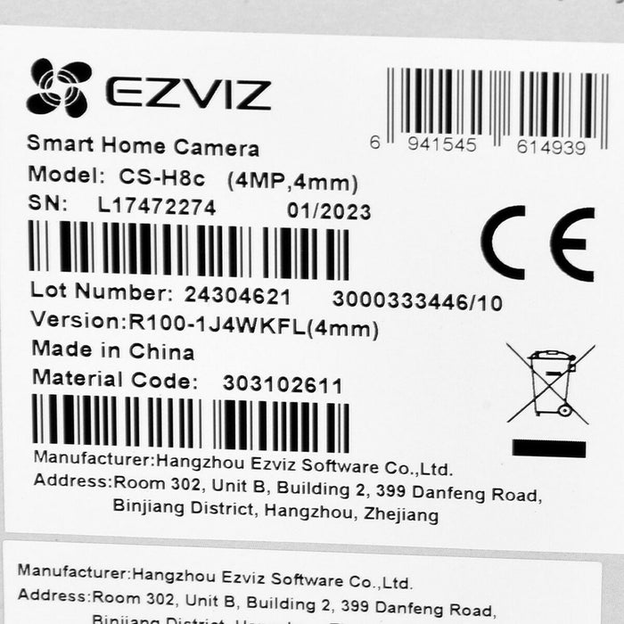 Surveillance Camcorder Ezviz H8C 4MP