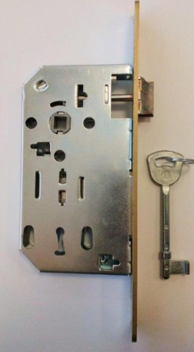 LOCK COMMON KEY 70/50MM BRASS DIN