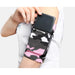 Fabric armband on the arm for running fitness camo blue - Sport products<<<HurtelXML
