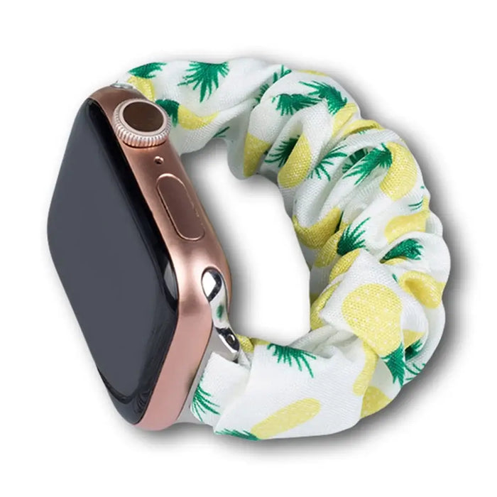 Fabric band for Apple Watch 42 / 44 / 45 mm strap bracelet rubber band - pineapple - Smartwatch straps