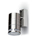 FACADE FIXTURE GU10 SATIN NICKEL IP44 V-TAC - Фасадни тела<<<Външно осветление<<<Осветление<<<Praktiker&&&Фасадни