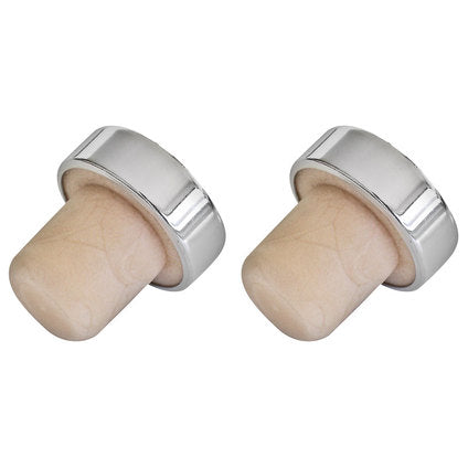 CHROME PLUGS 2 PIECES FACKELMANN