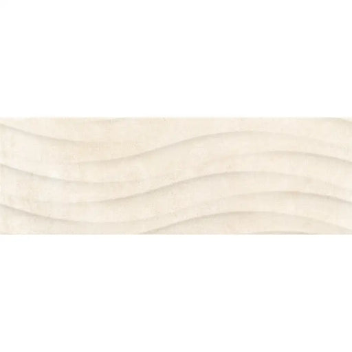FAIENCE DECOR CERAMICA COLOR OREGON CREAM ONDA 25X75 CM - Стенни плочки и декорация<<<Плочки и