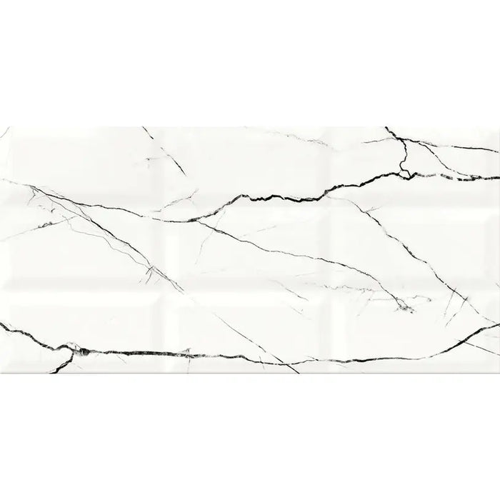 FAIENCE DECOR CERSANIT ARCE WHITE STRUCTURE 29.7X60 C - Стенни плочки и декорация<<<Плочки и