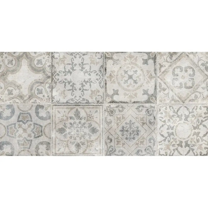 FAIENCE DECOR KEROS KALINA GRIS 25X50 CM - Стенни плочки и декорация<<<Плочки и лайстни<<<Баня<<<Praktiker