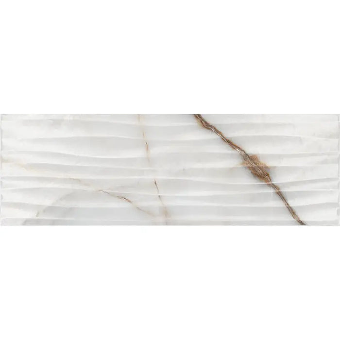 FAIENCE KAI GOLDIE ONDA WHITE 24.4X74.4 CM - Стенни плочки и декорация<<<Плочки и лайстни<<<Баня<<<Praktiker&&&Стенни