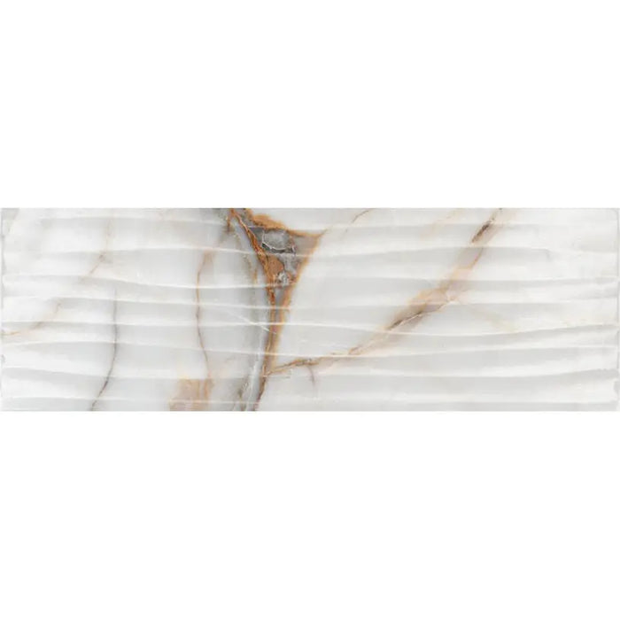 FAIENCE KAI GOLDIE ONDA WHITE 24.4X74.4 CM - Стенни плочки и декорация<<<Плочки и лайстни<<<Баня<<<Praktiker&&&Стенни