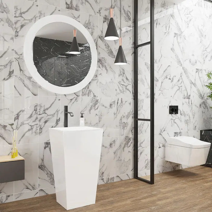 FAIENCE KAI VERTUS BLACK 30X60 CM - Стенни плочки и декорация<<<Плочки и лайстни<<<Баня<<<Praktiker&&&Стенни плочки и