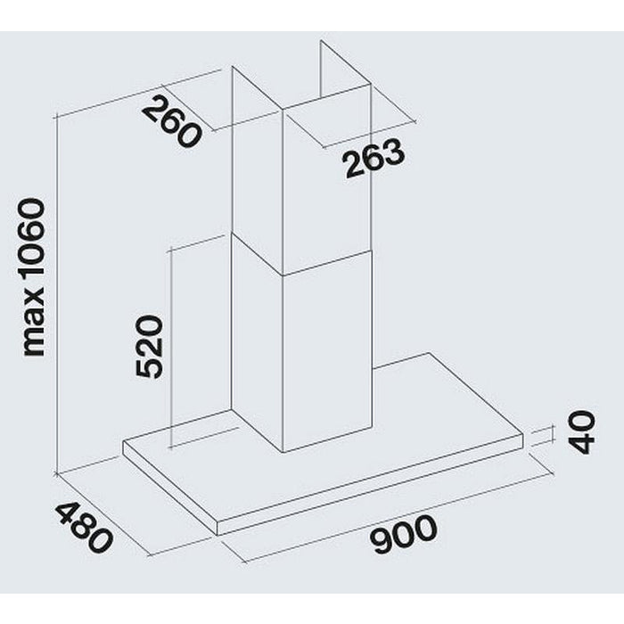 Built-in FALMEC LUMEN LUMEN absorber