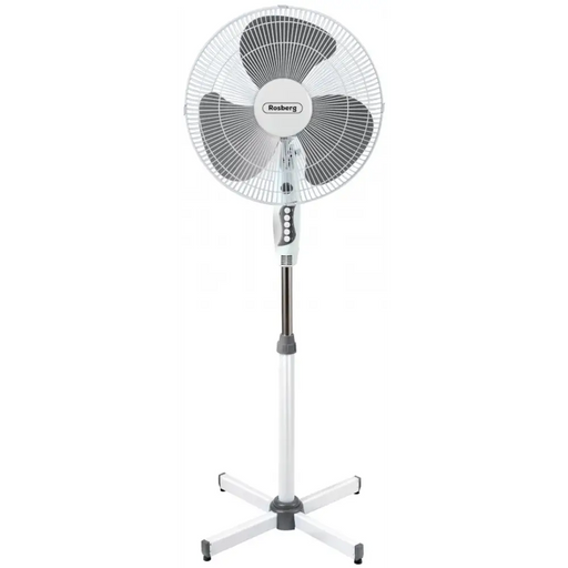 Fan Rosberg R51760A White/Grey - Стандартни<<<Вентилатори<<<Климатици и отопление<<<TechMart