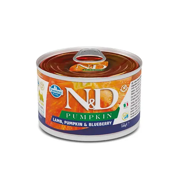 FARMINA N&D Dog Lamb Pumpkin Blueberry Adult Mini – wet dog food – 140g - Wet foodDLP-KAM<<<For the dogDLP<<<ActionPL