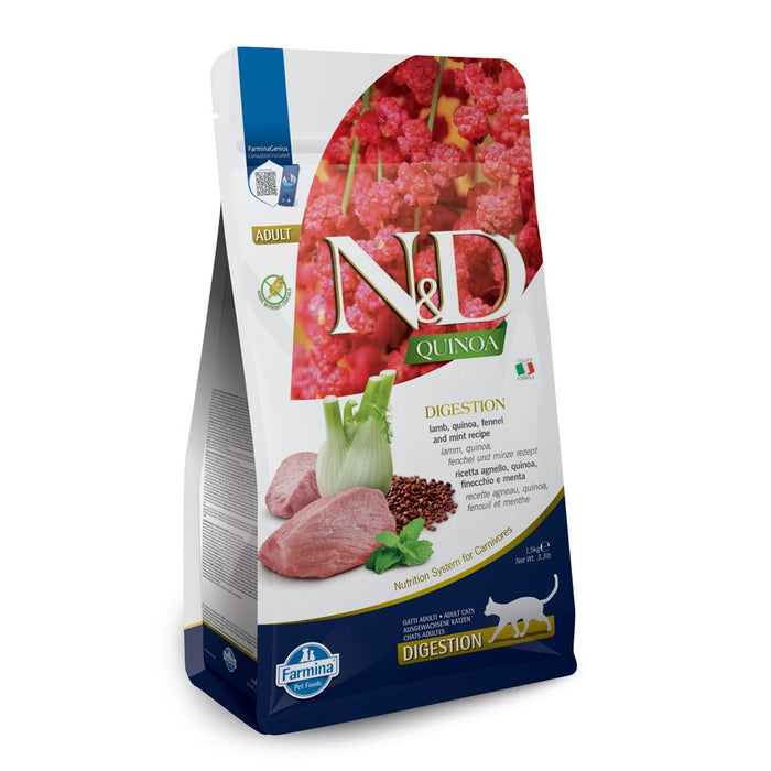 FARMINA N&D Quinoa Digestion Lamb and Fennel - dry cat food - 1,5 kg