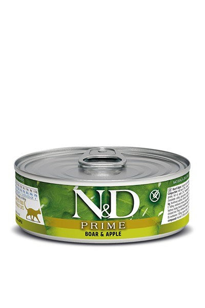 FARMINA N&D CAT PRIME BOAR & APPLE  70g