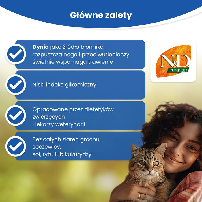 Farmina N&D Cat Duck & Pumpkin  70g