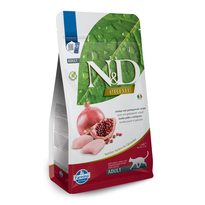 FARMINA N&D CAT  PRIME CHICKEN & POMEGRANATE ADULT  1.5kg