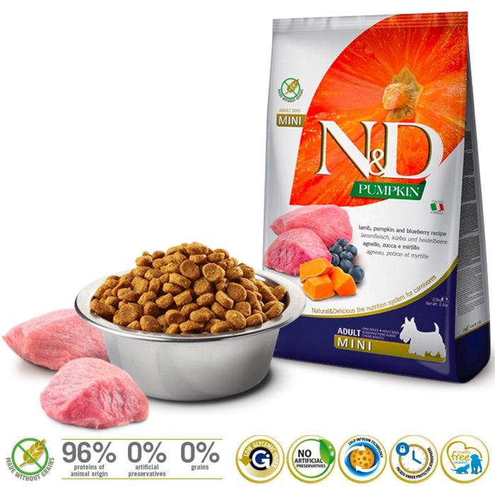Farmina Pet Food LAMB & BLUEBERRY ADULT MINI
