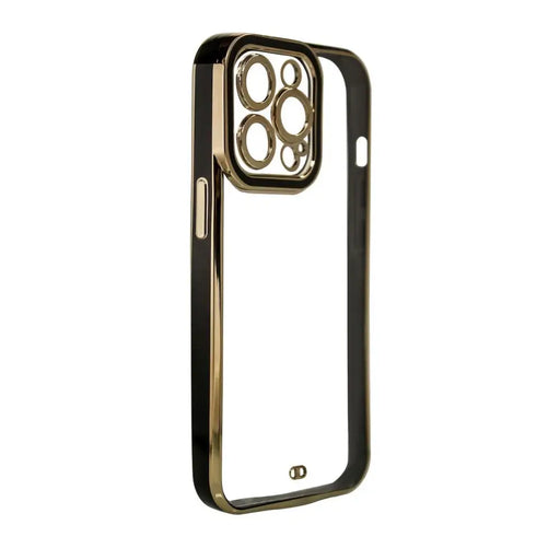 Fashion Case Cover for Xiaomi Redmi Note 11 Pro Gold Frame Gel Cover Black - Cell phone cases and covers<<<HurtelXML